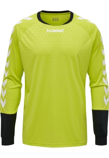 Bluza Bramkarska Hummel. Żółte bluzy Hummel, s, bez wzorów, z materiału, eleganckie, bez ramiączek, bez kaptura. Za 190.50 zł.