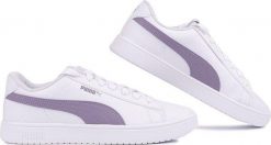 Buty Sportowe damskie Puma Rickie Classic. Białe buty treningowe Puma, bez wzorów, z gumy, bez zapięcia, trekkingowe. Za 199.00 zł.