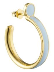 Design Letters Pozłacane kolczyki-kreole "Rainbow" rozmiar: onesize. Niebieskie kolczyki Design Letters, pozłacane. Za 157.35 zł.