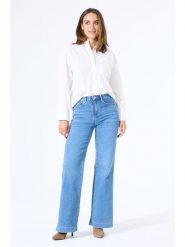Garcia Dżinsy - Comfort fit - w kolorze niebieskim rozmiar: W27/L32. Niebieskie jeansy Garcia, l, z aplikacjami, ze skóry, klasyczne, z podwyższonym stanem. Za 254.95 zł.