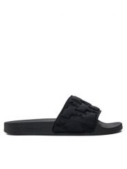 KARL LAGERFELD Klapki KL80949 Czarny. Czarne klapki KARL LAGERFELD, bez wzorów, z materiału, bez obcasa, bez zapięcia. Za 299.99 zł.