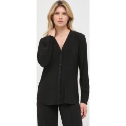 Max Mara Leisure koszula damska kolor czarny regular. Czarne koszule Max Mara Leisure, l, bez wzorów, z dzianiny, bez kołnierzyka, bez ramiączek. Za 669.99 zł.