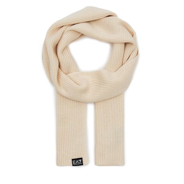 Szalik EA7 Emporio Armani. Brązowe szaliki i kominy EA7 Emporio Armani, bez wzorów. Za 419.99 zł.