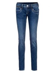 Herrlicher Dżinsy "Piper" - Slim fit - w kolorze granatowym rozmiar: W32/L32. Niebieskie jeansy Herrlicher, l, bez wzorów, klasyczne. Za 217.99 zł.
