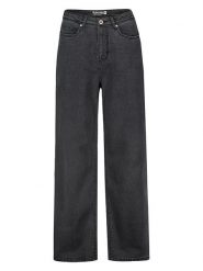 Sublevel Dżinsy - Comfort fit - w kolorze czarnym rozmiar: M. Czarne jeansy Sublevel, m, z aplikacjami, ze skóry, klasyczne, z podwyższonym stanem. Za 158.10 zł.