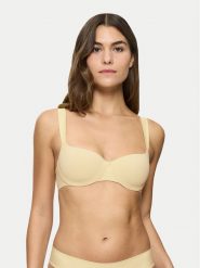 Triumph Biustonosz balkonetka Make-Up Illusion 10217849 Żółty. Żółte biustonosze Triumph, bez wzorów, z syntetyku. Za 149.99 zł.