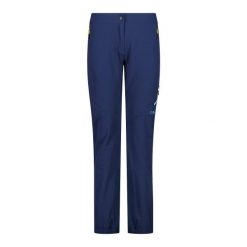 Spodnie narciarskie dla kobiet CMP. Niebieskie spodnie narciarskie CMP, bez wzorów, narciarskie. Za 383.89 zł.