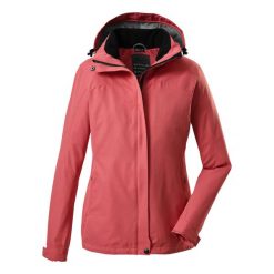 Kurtka funkcyjna damska Killtec Inkele 24073. Czerwone kurtki Killtec, s, bez wzorów, z materiału, klasyczne, bez kaptura. Za 305.99 zł.