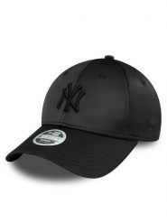 New Era Czapka z daszkiem New York Yankees Satin 9Forty 60595368 Czarny. Czarne czapki z daszkiem New Era, bez wzorów, z materiału. Za 109.99 zł.