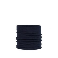 Komin wielofunkcyjny z wełny merynosów Buff Merino Heavyweight. Niebieskie szaliki i kominy Buff, na zimę, bez wzorów, z wełny, sportowe. Za 169.90 zł.