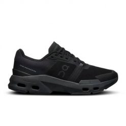 Buty do biegania damskie On Cloudpulse. Czarne buty do biegania On, bez wzorów, z materiału, bez zapięcia, do biegania. Za 549.99 zł.