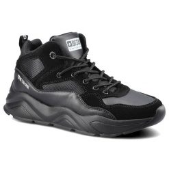Czarne Sneakersy Big Star Damskie Sportowe Półbuty. Czarne półbuty wsuwane BIG STAR, bez wzorów, z materiału, retro, bez obcasa, na płaskiej podeszwie. Za 155.00 zł.