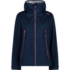 Kurtka przeciwdeszczowa damska CMP. Niebieskie kurtki przeciwdeszczowe CMP, bez wzorów, z puchu, bez kaptura, trekkingowe. Za 508.50 zł.