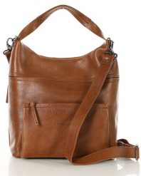Shopperka skórzana MARCO MAZZINI camelowa R304b. Torebki klasyczne bez wzorów, ze skóry, bez dodatków. Za 1,099.00 zł.