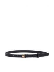 Tommy Hilfiger Pasek Th Logo 1.5 AW0AW18275 Czarny. Czarne paski Tommy Hilfiger, bez wzorów, ze skóry. Za 209.99 zł.