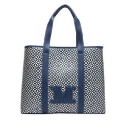 Torebka Max Mara Beachwear. Niebieskie shopper bag Max Mara Beachwear, bez wzorów, bez dodatków. Za 944.99 zł.