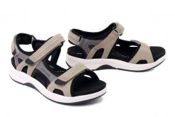 JOSEF SEIBEL 97302 TE380 611 Estelle 02 mint-kombi, sandaly damskie. Zielone sandały Josef Seibel, bez wzorów, ze skóry, bez obcasa, bez zapięcia. Za 348.42 zł.