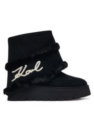 KARL LAGERFELD Śniegowce Skylar KL48652 Czarny. Czarne śniegowce KARL LAGERFELD, bez wzorów, bez zapięcia. Za 1,189.00 zł.