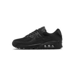 Buty Nike Air Max 90 Czarny. Czarne buty do biegania Nike, bez wzorów, z materiału, bez zapięcia, do biegania, nike air max. Za 531.05 zł.