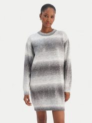 Liu Jo Sukienka dzianinowa MF5488 MA14R Szary Regular Fit. Szare sukienki Liu Jo, xs, bez wzorów, z dzianiny, bez kołnierzyka, bez ramiączek. Za 859.99 zł.