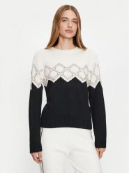 Liu Jo Sport Sweter TF4233 MS55L Czarny Regular Fit. Czarne swetry Liu Jo Sport, l, bez wzorów, z syntetyku, sportowe, bez ramiączek. Za 419.99 zł.