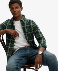 Superdry Koszula Lumberjack z długim rękawem, bawełna organiczna, relaxed. Niebieskie koszule Superdry, m, z aplikacjami, z bawełny, klasyczne, bez kołnierzyka, bez ramiączek. Za 374.70 zł.