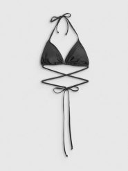 4F Góra od bikini damska - czarna S. Czarne bikini 4f, bez wzorów. Za 59.99 zł.