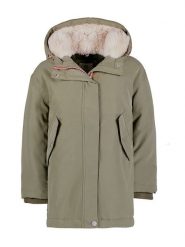 Garcia Parka zimowa w kolorze khaki rozmiar: 128/134. Brązowe płaszcze Garcia, na zimę, bez wzorów, bez kaptura. Za 193.70 zł.