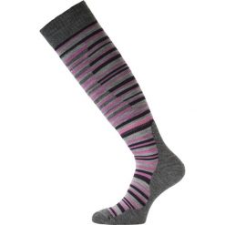 Skarpety stopki merino SWP. Fioletowe skarpetki LASTING, bez wzorów, z elastanu. Za 150.40 zł.