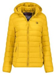 ANAPURNA Kurtka pikowana "Akitalana Hood" w kolorze żółtym rozmiar: XL. Żółte kurtki ANAPURNA, xl, bez wzorów, bez kaptura. Za 130.99 zł.