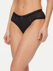 Chantelle Bokserki Monogram C11ZB0 Czarny. Czarne bokserki damskie Chantelle, bez wzorów, z syntetyku. Za 109.99 zł.