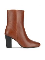 Gino Rossi Botki HAGA-116068 Brązowy. Brązowe botki Gino Rossi, bez wzorów, bez obcasa, na słupku, bez zapięcia. Za 227.99 zł.