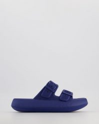 LEKKIE KLAPKI LINOSA BLU. Klapki Venezia, bez wzorów, bez obcasa, bez zapięcia. Za 99.00 zł.