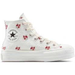 Buty sportowe Converse Chuck Taylor As Lift. Białe buty treningowe Converse, bez wzorów, bez zapięcia. Za 490.00 zł.