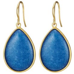 Lulu & Jane Mosiadz KamieŃ naturalny Kolczyki 1 ct Damski. Niebieskie kolczyki Lulu & Jane, z mosiądzu. Za 359.99 zł.