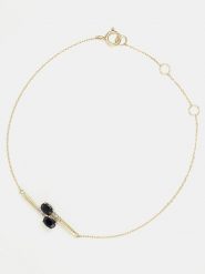 DIAMOND & CO Złota bransoletka "Cayagan" z diamentami i szafirami rozmiar: onesize. Żółte bransoletki Diamond & Co, z diamentem, złote. Za 869.99 zł.