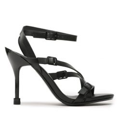 Sandały United Nude. Czarne sandały United Nude, bez wzorów, bez obcasa, na szpilce, bez zapięcia. Za 1,269.00 zł.