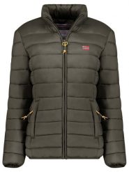 Geographical Norway Kurtka pikowana "Atikolor" w kolorze khaki rozmiar: S. Brązowe kurtki Geographical Norway, s, bez wzorów, bez kaptura. Za 150.95 zł.