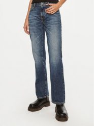 Guess Jeans Jeansy W4YA98 D5FC1 Granatowy Regular Fit. Niebieskie jeansy Guess Jeans, z aplikacjami, z jeansu. Za 279.99 zł.