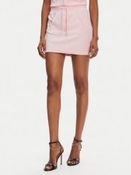 Juicy Couture Spódnica dresowa Heritage JCGGS125022G Różowy Slim Fit. Czerwone spódnice Juicy Couture, s, bez wzorów, z bawełny, mini. Za 209.99 zł.