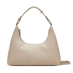 Torebka Calvin Klein. Brązowe torebki klasyczne Calvin Klein, bez wzorów, klasyczne, bez dodatków. Za 309.99 zł.