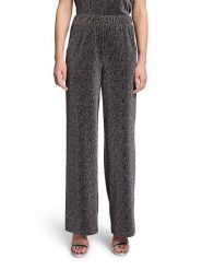 BETTY & CO Spodnie w kolorze czarnym rozmiar: 42. Czarne spodnie materiałowe Betty & Co, bez wzorów, z materiału, z podwyższonym stanem. Za 113.63 zł.