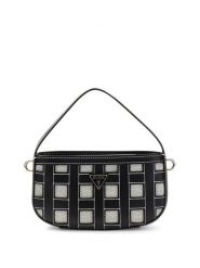 Guess Torebka Frankie Mini HWWG97 36770 Czarny. Czarne torebki klasyczne Guess, z aplikacjami, ze skóry, bez dodatków. Za 544.99 zł.