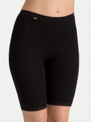 Sloggi Bielizna dolna z nogawkami Basic 10007643 Czarny. Czarna bielizna modelująca Sloggi, bez wzorów, z bawełny. Za 59.99 zł.