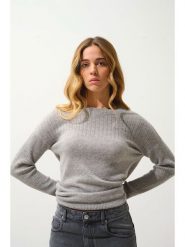 AUTHENTIC CASHMERE Kaszmirowy sweter "Daria" w kolorze szarym rozmiar: L. Szare swetry AUTHENTIC CASHMERE, l, bez wzorów, z kaszmiru, bez ramiączek. Za 347.99 zł.