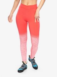 Legginsy wspinaczkowe damskie La Sportiva Patcha Leggins. Czerwone legginsy La Sportiva, bez wzorów, z elastanu. Za 240.89 zł.