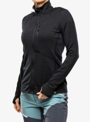 Bluza rozpinana damska Turbat Ilma 3. Czarne bluzy TURBAT, xs, bez wzorów, z elastanu, bez kaptura, outdoorowe. Za 346.49 zł.