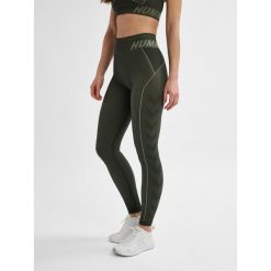 Damskie legginsy Hummel TE Christel. Brązowe legginsy Hummel, bez wzorów, sportowe. Za 158.50 zł.
