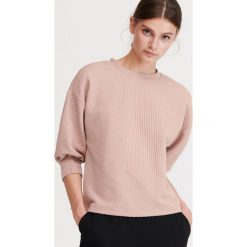 Bluza z ekologicznego poliestru - Różowy. Czerwone bluzki Reserved, l, bez wzorów, bez ramiączek, bez kaptura. Za 79.99 zł.