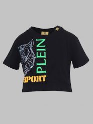 Plein Sport Koszulka w kolorze czarnym rozmiar: M. Czarne t-shirty sportowe Plein Sport, m, bez wzorów, bez ramiączek. Za 150.02 zł.